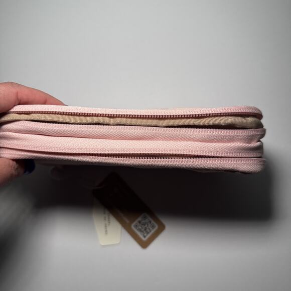 New‎ Pink BAGSMART Travel Cosmetic/Toiletry Bag Compact for purse meds/jewelry - Picture 5 of 5